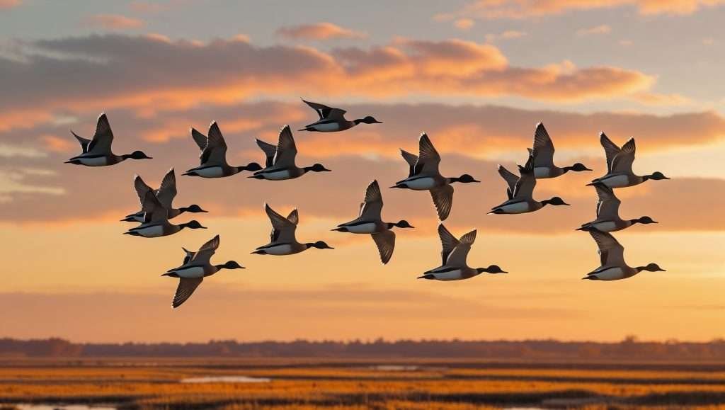 Northern Pintail Ducks