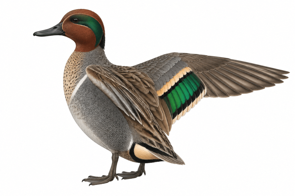 male green-winged teal