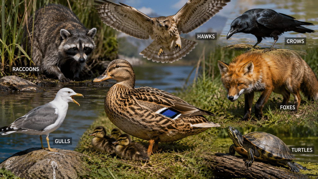mallard predators